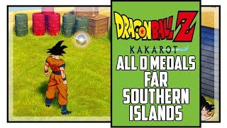 Dragon Ball Z Kakarot All D Medal Locations Far Southern Islands Area