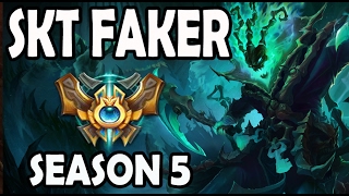 SKT T1 Faker Thresh vs Soraka Support Ranked Challenger Korea