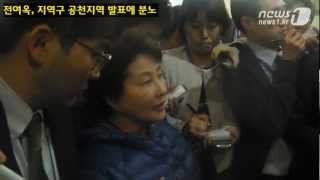[눈TV] 전여옥, 지역구 전략지역 선정에 "박근혜 그릇 작다" 반발