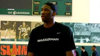 Joel Embiid 2014 NBA Draft Workout -  Philadelphia 76ers #3 Pick 2014 NBA Draft