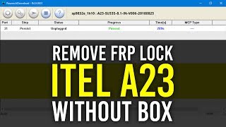REMOVE FRP LOCK ITEL A23 WITHOUT BOX | FLASHING ITEL A23