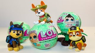 Мультики для детей Тачки и Щенячий патруль находят Игрушки ЛОЛ Сюрпризы Мультфильмы про машинки