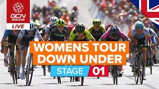 RACE REPLAY Santos Women's Tour Down Under 2020 Stage 1 LIVE | Ziptrack Stage 1
