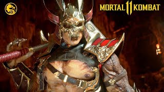 MORTAL KOMBAT 11 SHAO KAHN Dialogos | Español Latino | Intro y Final Ending
