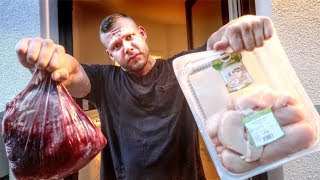10 Kg Fleisch! Voller Diät Einkauf für Bodybuilder
