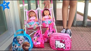 ¡Vuelta al cole! Estrenan mochila y bolsa de aseo Frozen y Hello Kitty Ani y Ona NENUCO