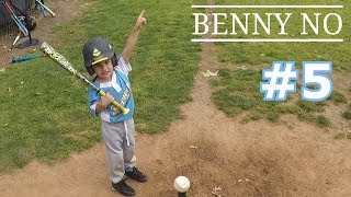 TEE BALL PLAYER CALLS HIS SHOT | BENNY NO | TEE BALL SERIES #5