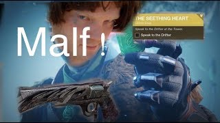 Destiny 2 Forsaken : The Seething Heart Malfeasence Update!! Third seed of Light.