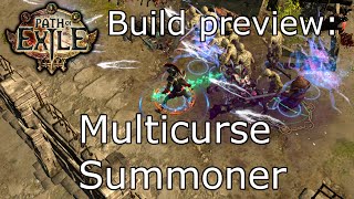 [Path of Exile] Build preview: Multi-curse minion summoner.