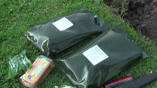 Lietuvos kariuomenės sausas davinys. Lithuanian MRE Army combat ration