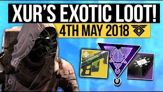 Destiny 2 | XUR LOCATION & EXOTICS! - Exotic Weapon, Armor Inventory & Fated Engram! (4th May)