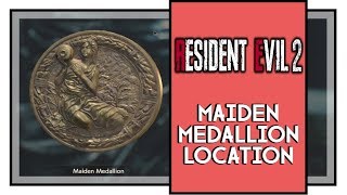 Resident Evil 2 Remake Maiden Statue Medallion Location And Solution