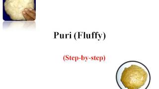 Puri (Fluffy), Poori, Unleavened deep fried Indian bread - Honey Life TV