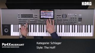 KORG Pa4X MUSIKANT Style Demos: PARTY & SCHLAGER Styles