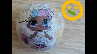 БЕЛЫЙ УЖАСНЫЙ ШАР ЛОЛ ГЛИТТЕР ХОРОШАЯ ТОЛЬКО ГОЛОВА LOL SURPRISE GLITTER SERIES обзор 49