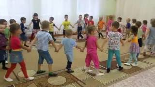 Русская народная хороводная игра "Заря-Заряница" в детском саду