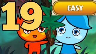 LuckyBoy And PrettyGirl 2 Level 19 Easy Android Walkthrough Forest Temple Maze Fireboy & Watergirl