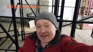 Единственное в России устройство три в одном: усиленная рама для тента,  автомобильный кран,  катюша