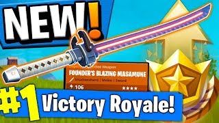 *NEW* BLAZING MASAMUNE?! THE BEST SWORD IN FORTNITE!! Fortnite: Save The World