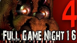 Five Nights at Freddy's 4 Full Game Walkthrough Nights 1 - 6 No Commentary Gameplay Lets