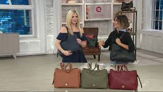 Dooney & Bourke Pebble Leather Tote Handbag -Colette on QVC