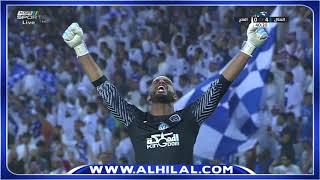هدف الهلال الرابع على الفتح عن طريق أشرف بنشرقي - الدوري السعودي للمحترفين ج26
