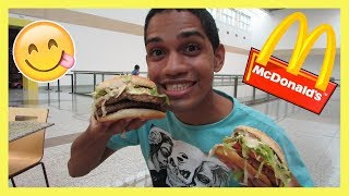 NOVOS BIG TASTY DO MCDONALDS! #DÁRIOEXPERIMENTA