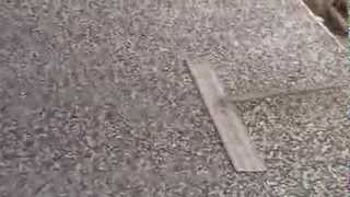 exposed aggregate patio