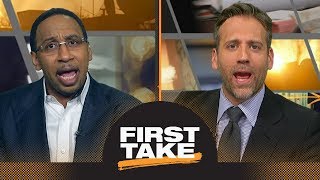 First Take's heated NBA MVP debate after LeBron James says he'd vote for himself | First Take | ESPN