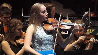 Elsa plays "Frozen" by Vivaldi - Violin Concerto No. 4 in F minor, Op. 8,  Winter  from Four Seasons