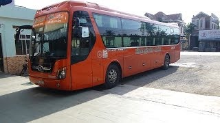 29.04.2013 Bus ride 750km with a sleeping bus from Saigon to Da Nang , Schlafbus , german *HD*
