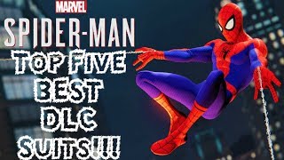 Top 5 BEST DLC Suits in Spider-Man PS4!!!