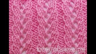 Ажурные Узоры Спицами - образцы работ - 2019 / Openwork Patterns Spokes