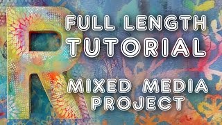 Studio Time 42 - R is for ART paper mache tutorial  | Mimi Bondi