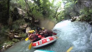Rafting Lousios & Vrontou Waterfall