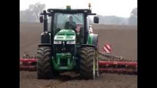 JOHN DEERE 8360R + HORSCH Pronto 6DC - jesienny siew 2013