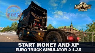 ✅Обзор Мода START MONEY AND XP ETS2 1.35