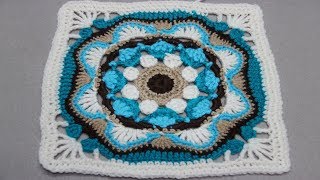 КРАСИВЫЙ МОТИВ ДЛЯ ПЛЕДА, ПОДУШКИ, ПОКРЫВАЛА КРЮЧКОМ. МАСТЕР КЛАСС.
