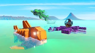DEEP SEA CREATURE BUILD CHALLENGE! - Trailmakers