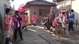 能町青年団２の獅子舞-富山県高岡市