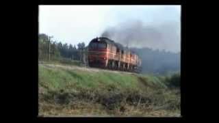 Тепловозы 2М62-0218+М62-1315 на перегоне Лагеди-Маарду / 2M62-0218+M62-1315 between Lagedi-Maardu