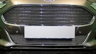 Защита радиатора Premium Ford Mondeo V 2015г.в. (Черный) - strelka11.ru