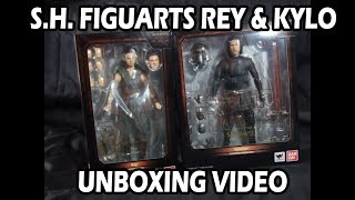 S.H. Figuarts Rey and Kylo Ren Unboxing Video + Toy Photography