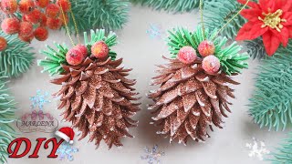 ? Шишки из фоамирана ? Игрушки для ёлки своими руками МК/DIY