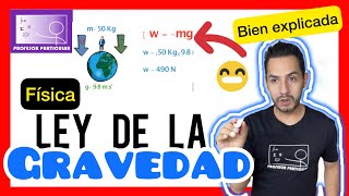 Ley de gravitación universal || Conceptos Física