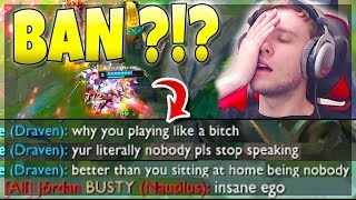 This dude needs to get BANNED for this wtf? (GETS SPICY) - Journey To Challenger | LoL