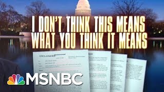 For All The Hype, Nunes Memo Delivers Sad Trombone For Donald Trump | Rachel Maddow | MSNBC