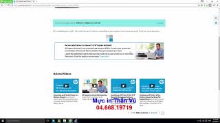 Hướng dẫn dowload và cài đặt driver máy scan hp 3110
