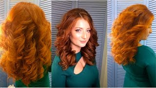Голливудские локоны. Прическа 2017. Big loose curls