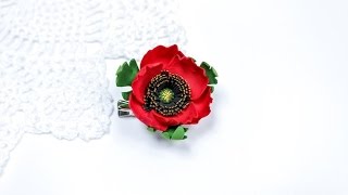 ♥♥♥ Делаем мак из фоамирана ♥♥♥